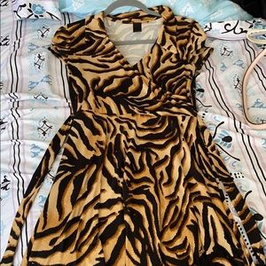 Animal print dress